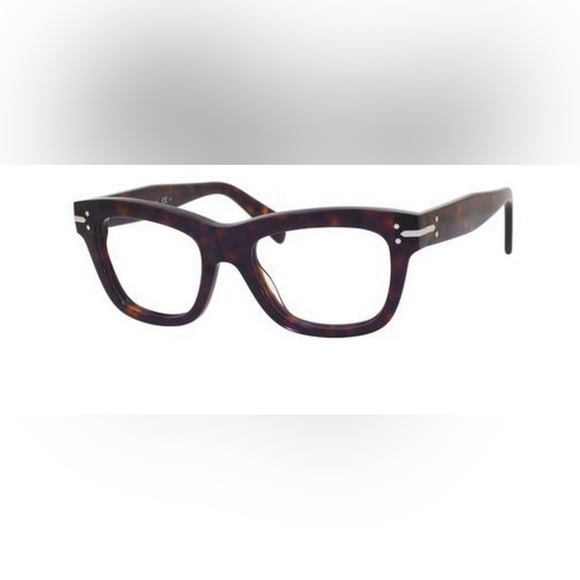 NWT Celine Eyeglasses CL41335 - Dark Havana - Picture 1 of 7